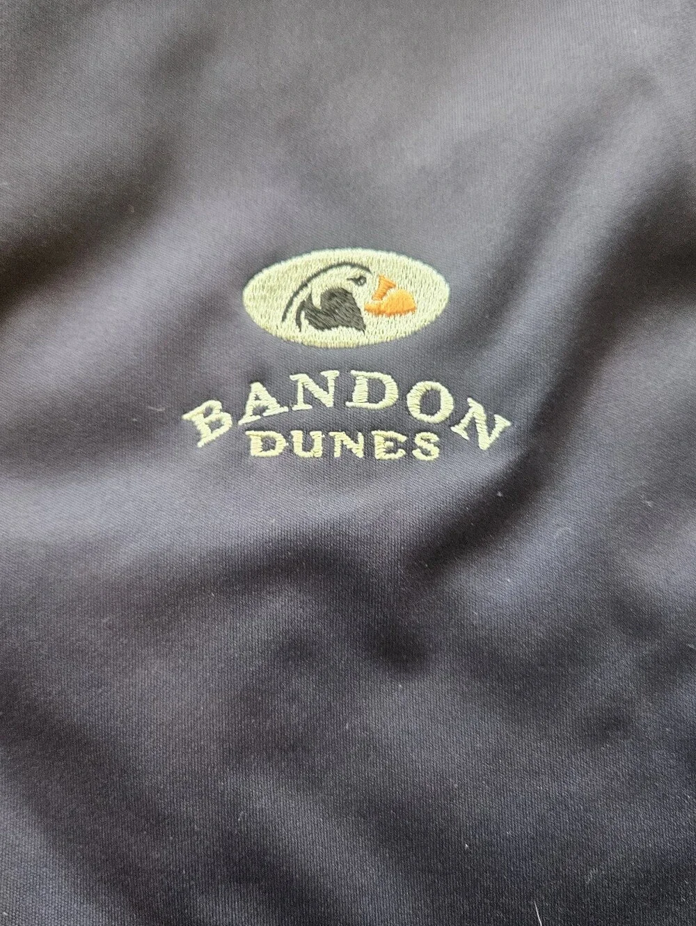 Antigua Bandon Dunes Track Jacket Men's XL Blue Full Zip Golf Course Oregon